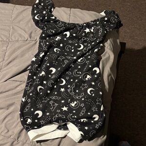 Black Moon  dog Pajamas